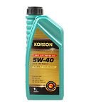 Масло моторное 5W-40 FULL SYNTHETIC A3/B4, 1л, (KS00011), KORSON