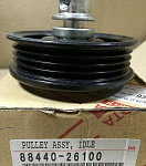 Ролик ремня кондицион №2 LC100 1HDFTE (88440-26100) боковой регулир, TOYOTA