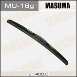 Щетка-дворник, 16"/400мм, гибридная, MASUMA (MU16G)