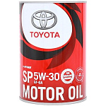 Масло TOYOTA 1л. 5W-30 SP/GF-6A (08880-13706, 08880-10706) синтетика