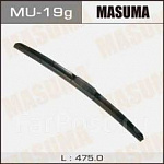 Щетка-дворник, 19"/475мм, гибридная, MASUMA (MU19G)