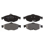 Колодки  D869, передние дисковые, (JA_JX 0106),  RAYBESTOS (PGD869M, 05093021AA, 05018942AA)