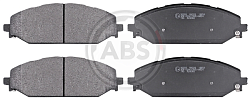 Колодки D2179, передние дисковые, (RAM 1500 2019~), ABS (35303, 68412557AE, 68412557AC, 68412557AA)