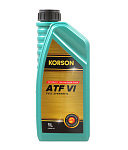 Масло трансмиссии  ATF VI, FULL SYNTHETIC 1л (KS00121), KORSON 