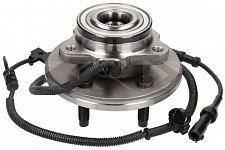Ступица передняя в сборе, 4WD,  (Expl 0610), с датчиком ABS, CZD (CZDHUB29, 7L2Z1104A)