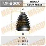 Пыльник ШРУСа наружный LC120 02- Lexus GX470 02- (MF2806, 04427-60140), MASUMA