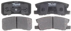 Колодки задние,  D868, (PM_MK_JS 0713), (BR1, BRG),  RAYBESTOS (PGD868C,68028671AA,4605A447,EHT868H)