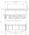 Фильтр масляный  LC80, 90, 100 Diesel (JFM0005, WP92880, 90915-30002, 90915-30002-8T), JUST DRIVE