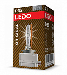 Лампочка, фары ксеноновая, D3S 42V 35W PK32D-5, 4300K, LEDO (42302LXO, L19735W, L0000D3S, D3SNX3S)