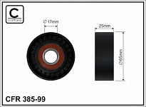 Ролик ремня, натяжителя, (PM_MK_JS 0715), Exc. Diesel, w/A/C, CAFFARO (38599 к 04891595AE)