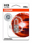 Лампочка, галогенная, противотуманная, 55W, H3, в блистере, OSRAM (6415101B)