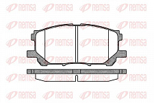 Колодки торм передние RX300, 330, 350 (103900, 04465-0W070, 04465-48100, 04465-48080), REMSA