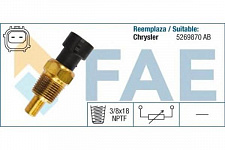 Датчик температуры охлаждающей жидкости, Exc. 2.0L-SOHC/3.7/4.7L, FAE (33335, TX98, 05269870AB)