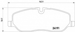 Колодки тормозные дисковые передние LRD3/RR/RRS 04-09 (PBP1042, GDB1631, LR019618,SFP500010), PATRON