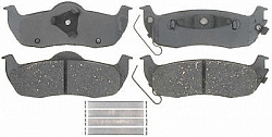 Колодки задние, D1041, (GCh 0510_Commander 0610),   RAYBESTOS (PGD1041C, PGD1087C, 05080871AB)