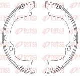 Колодки стояночного тормоза, R941 (JK_KA_KK 2007~), REMSA (428200, 68003589AA, 68003607AB, 40941)