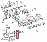 Кольцо уплотнительное впускного коллектора, 3.0L, MOPAR (05175711AA, A6420980280)