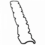 Прокладка клапанной крышки LC80 1HZ LC105 1HZ 98-02 (11213-17010), TOYOTA