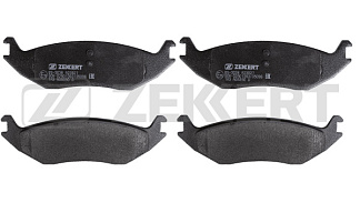 Колодки  D967, задние дисковые, ZEKKERT (BS3038, 68071076AB, 05080563AD, 68334863AA)