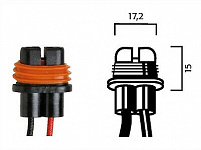 Патрон для лампы ближнего света H8/H9/H11, FLOSSER (9448, AX363)