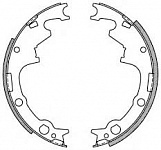 Колодки задние R538, (Ch 9000_CV 8495), барабанные, STELLOX (000614SX, V2012606AB, 04723367AB)