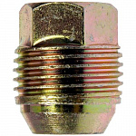 Гайка колесная, "открытая", под колпачок (Bz), M12x1.5-28mm, Hex:19mm,  GM (10028615, 611109)